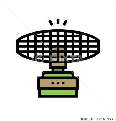 radar equipment color icon vector illustration 82483453