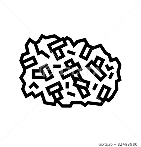 recovered paper line icon vector illustration recovered paper line icon vector illustration 82483980