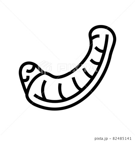 neck chicken line icon vector illustration 82485141