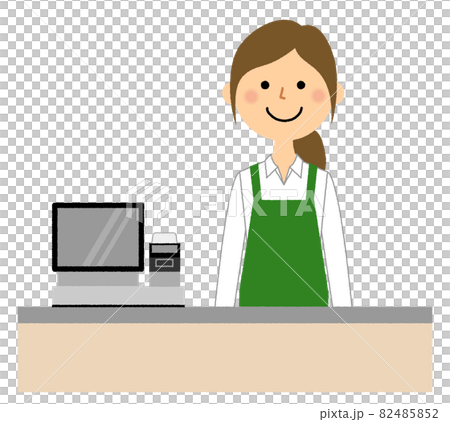 Female store clerk 82485852