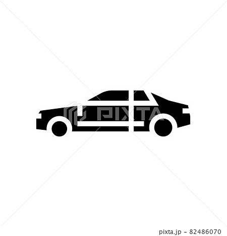 coupe car glyph icon vector illustration coupe car glyph icon vector illustration 82486070