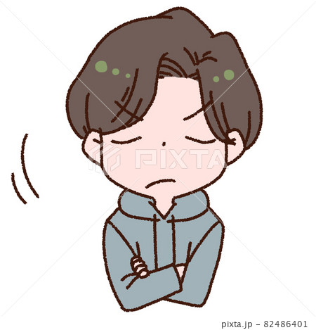 頷く 同意する男性のイラスト素材 頷く 同意する男性のイラスト素材