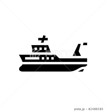 trawler boat glyph icon vector illustration trawler boat glyph icon vector illustration 82486585