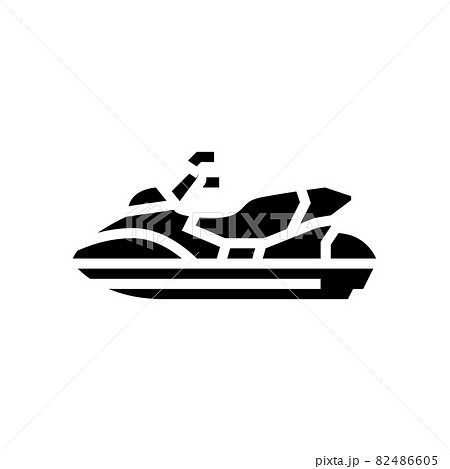personal watercraft glyph icon vector illustration personal watercraft glyph icon vector illustration 82486605