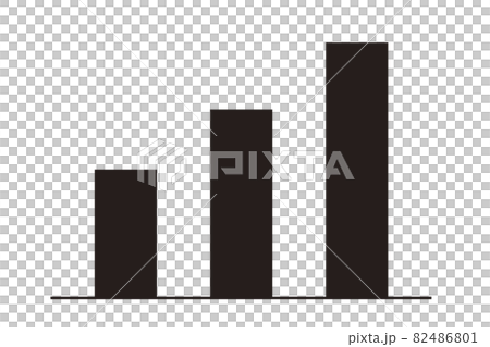 売上UPのイメージ素材。ビジネスアイコン。 82486801