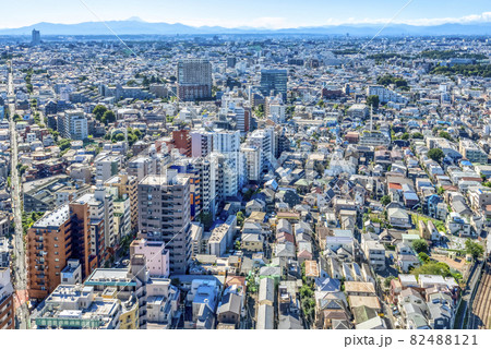東京の都市風景 東京と富士山 東京の都市風景 東京と富士山 82488121