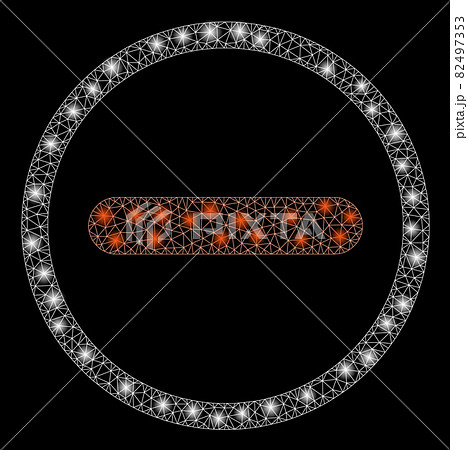 Glowing Mesh Carcass Restricted with Flash Spots Glowing Mesh Carcass Restricted with Flash Spots 82497353