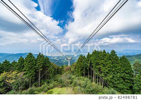 【第66番札所】雲辺寺　山頂駅からの眺望【四国八十八箇所】 82498781