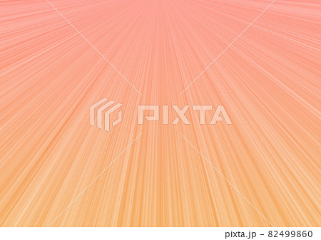 光の差し込み　光の筋　光芒　（背景素材）　赤オレンジ　放射線　集中線 82499860