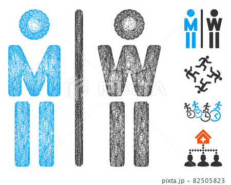 Net WC Persons Vector Mesh Net WC Persons Vector Mesh 82505823
