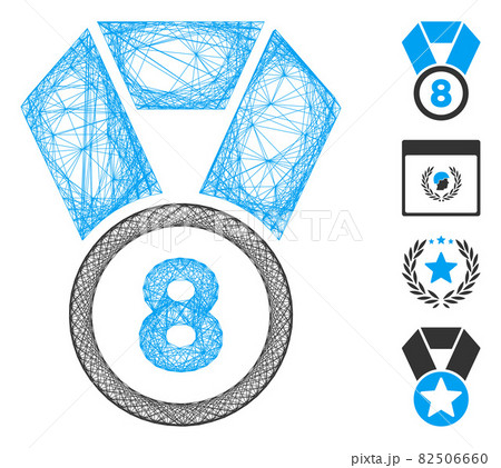 Net 8Th Place Medal Vector Mesh Net 8Th Place Medal Vector Mesh 82506660