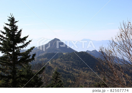 長野県山ノ内町横手山山頂の風景 長野県山ノ内町横手山山頂の風景 82507774