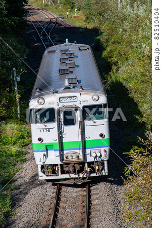JR北海道キハ40-1776縦位置写真の写真素材 [82510404] - PIXTA