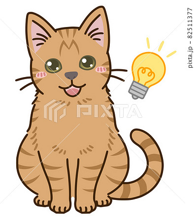 思い付く猫(茶トラ) 思い付く猫(茶トラ) 82511377