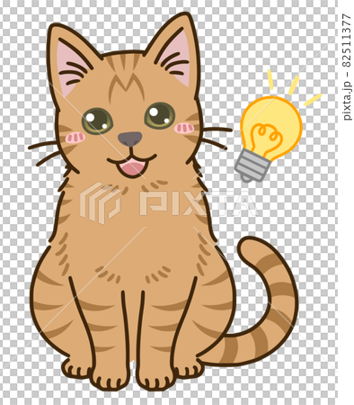 思い付く猫(茶トラ) 思い付く猫(茶トラ) 82511377