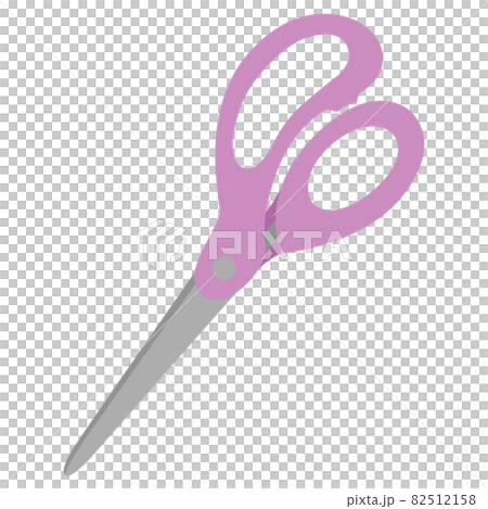 Scissors (pink) cut stationery miscellaneous goods illustration icon 82512158