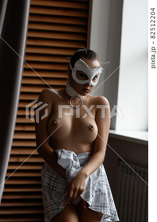 Model touts costume for role-playing games Model touts costume for role-playing games 82512204