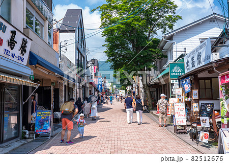 《長野県》旧軽井沢銀座・商店街 82512676