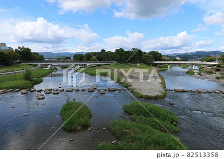 日本の川景色:京都市内を流れる賀茂川と出町橋、及び高野川と河合橋 日本の川景色:京都市内を流れる賀茂川と出町橋、及び高野川と河合橋 82513358