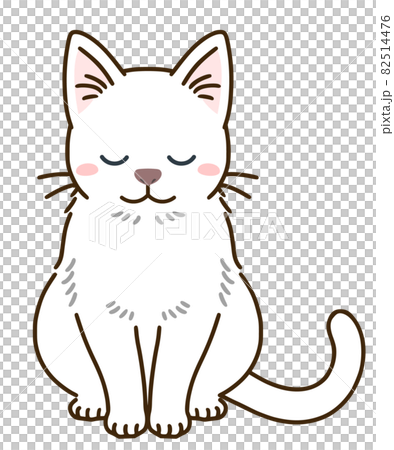 おじぎする猫(白) おじぎする猫(白) 82514476