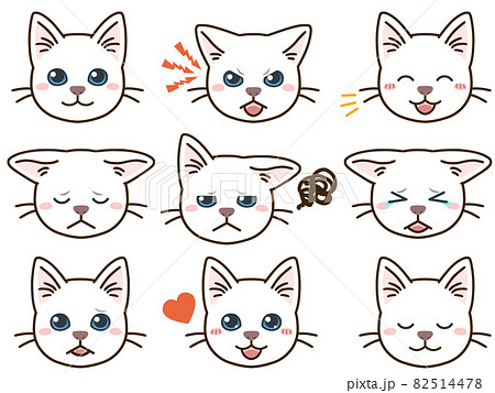 anime cat face expression