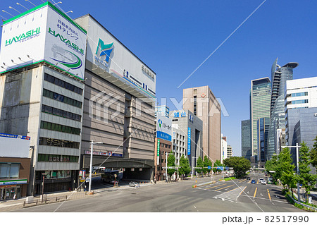 名古屋市中村区名駅都市風景 名駅通 下広井町 交差点 名古屋市中村区名駅都市風景 名駅通 下広井町 交差点 82517990