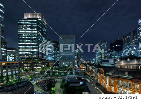 東京駅夜景 東京駅夜景 82517991
