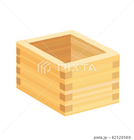 木製の枡 イラストのイラスト素材 5569