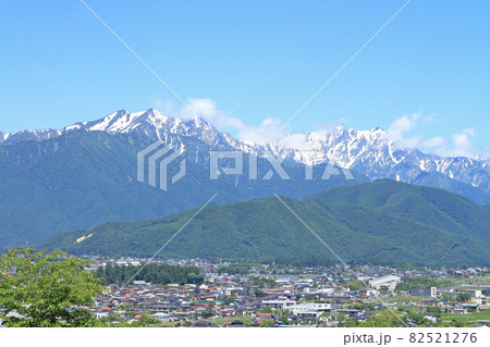 信濃大町 初夏の北アルプス 信濃大町 初夏の北アルプス 82521276