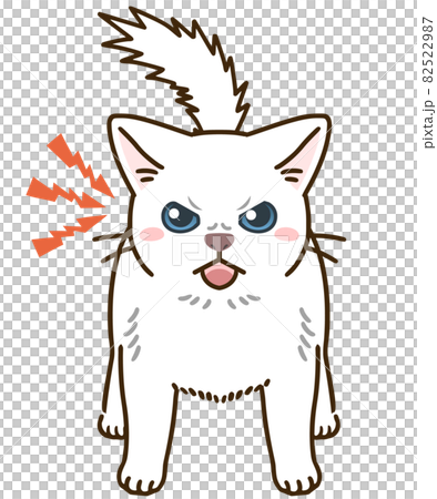 Menacing cat (white) 82522987