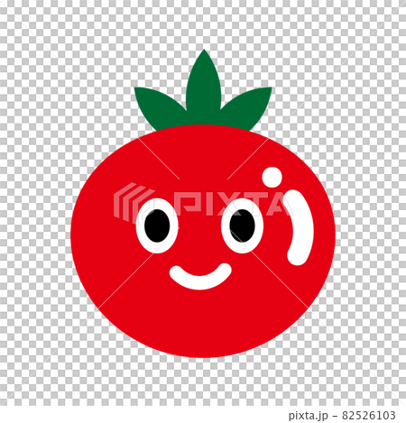 トマト　キャラクター　イラスト 82526103
