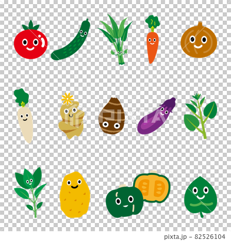 野菜 キャラクター イラスト 野菜 キャラクター イラスト 82526104