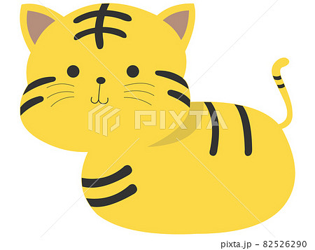 子供向けのかわいい寅のイラスト素材のイラスト素材