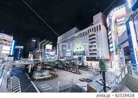 東京　八王子駅北口　夜景 82526628