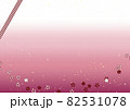 桜と金箔を散らした背景 82531078