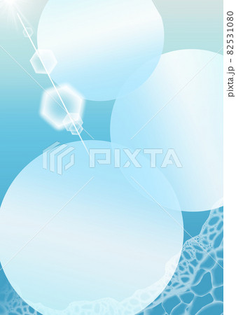 光が差し込む水の中の様な背景 82531080