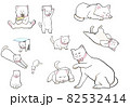 猫いろんな表情詰め合わせ 82532414