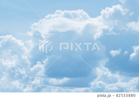 White cloud in blue sky resemble face White cloud in blue sky resemble face 82533880
