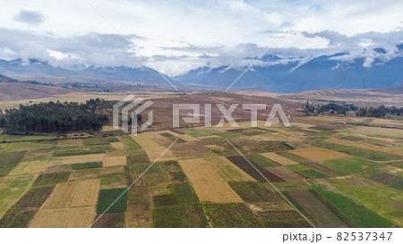 Breathtaking view of the landscape over the Andes of Cuzco Breathtaking view of the landscape over the Andes of Cuzco 82537347