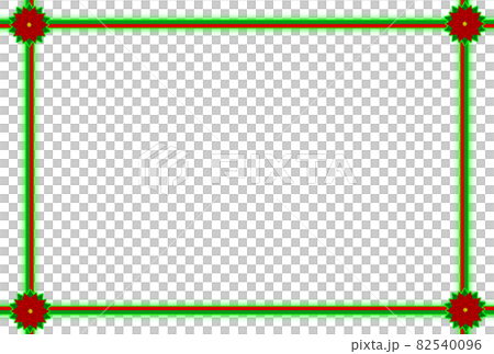 聖誕相框相框-絲帶綠邊模糊-5葉紅花-綠邊(明信片比例)問候語 聖誕相框相框-絲帶綠邊模糊-5葉紅花-綠邊(明信片比例)問候語 82540096
