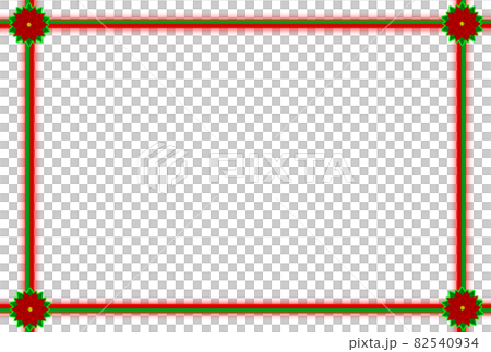 聖誕相框相框-絲帶紅邊模糊-5葉紅花-綠邊(明信片比例)問候語 聖誕相框相框-絲帶紅邊模糊-5葉紅花-綠邊(明信片比例)問候語 82540934