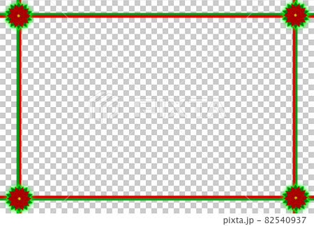 聖誕相框-Ribbon Borderless-5葉紅花-綠邊框模糊(明信片比例)問候語 聖誕相框-Ribbon Borderless-5葉紅花-綠邊框模糊(明信片比例)問候語 82540937