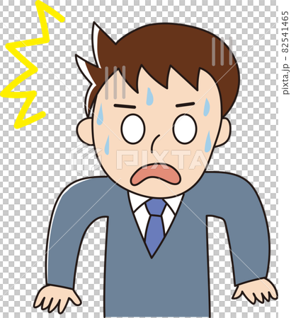 Garoon! !! Office worker who is surprised and shocked Garoon! !! Office worker who is surprised and shocked 82541465