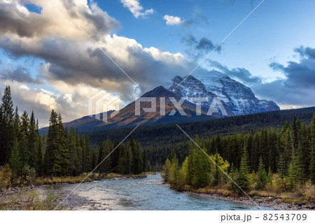 Canadian Rocky Mountain Landscape. Canadian Rocky Mountain Landscape. 82543709