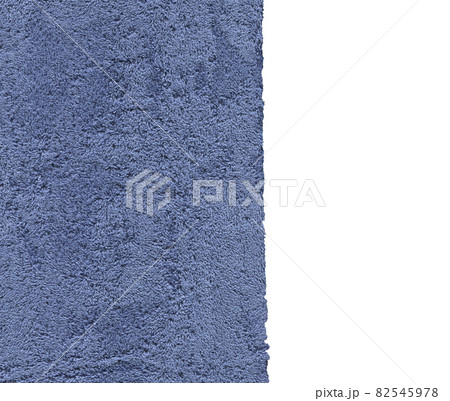 Blue towel surface texture background. Rough blue towel texture 82545978