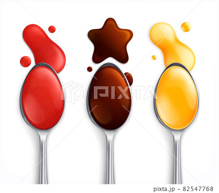 Sauce Blots Realistic Set 82547768