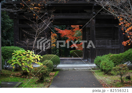 大阪和泉市の松尾寺の山門 大阪和泉市の松尾寺の山門 82556321