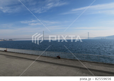 大蔵海岸公園と明石海峡大橋 82559656