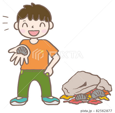 こどもの生活_ねぇみてダンゴムシ！_男の子_ダンゴムシ付き 82562877