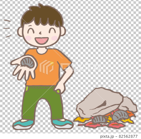 こどもの生活_ねぇみてダンゴムシ！_男の子_ダンゴムシ付き 82562877
